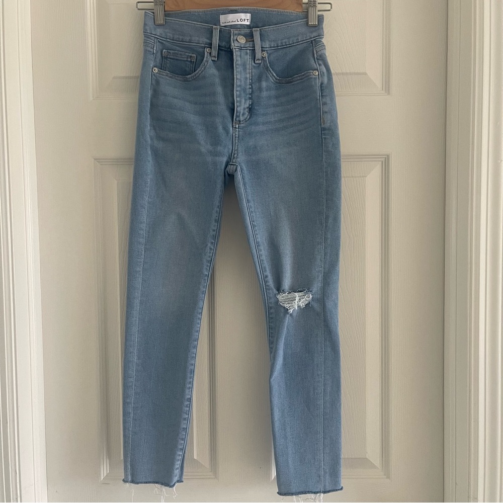LOFT Light Blue Skinny Jeans